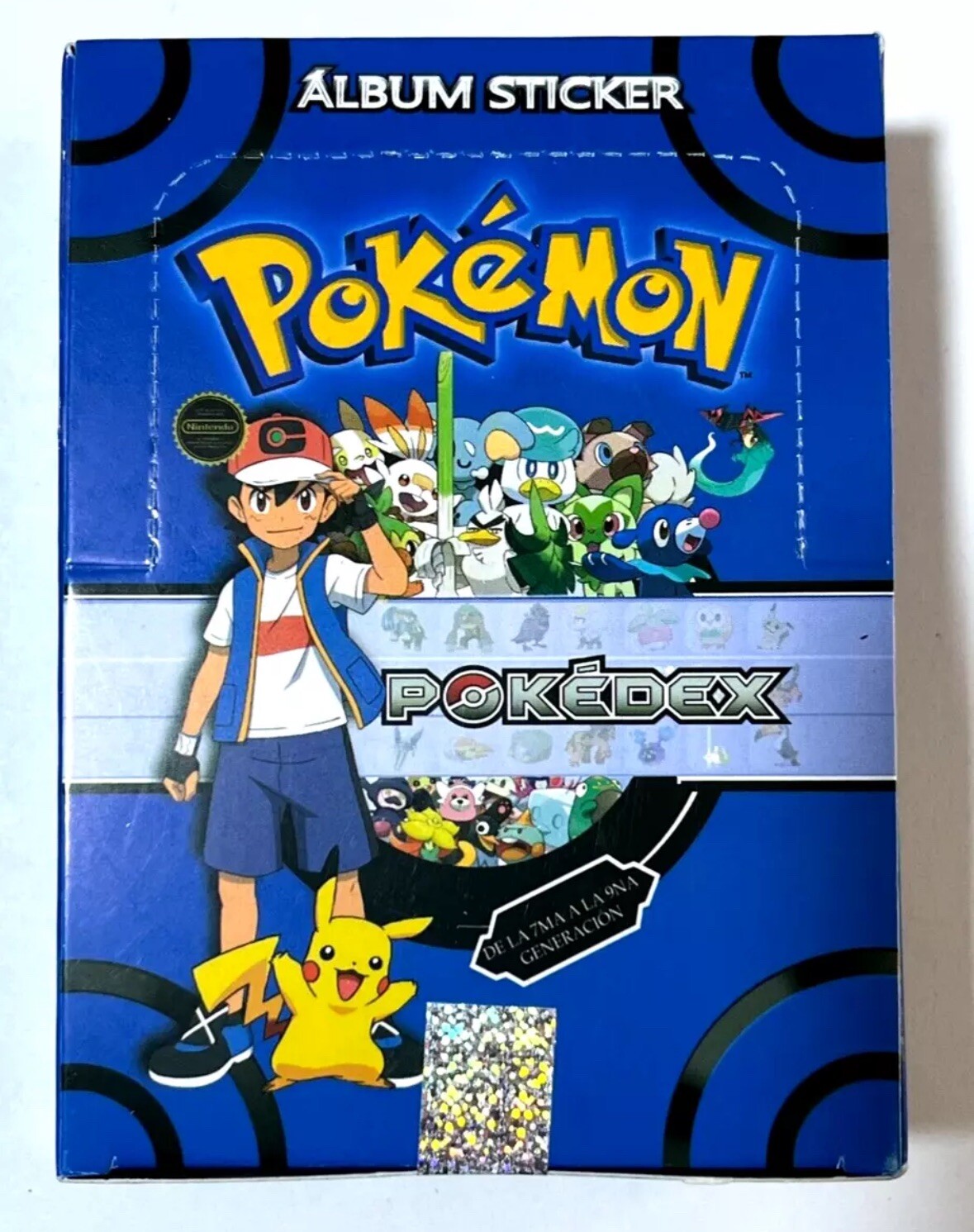 2024 Peru Blue Pokedex Sticker Booster Box Sealed Flash Editon FE 25 Packs
