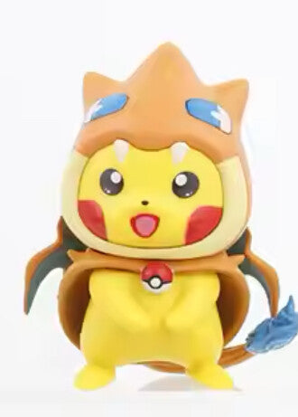 Poncho Pikachu, Mew, Mewtwo, Dragonite, , Mega Charizard, Charizard
