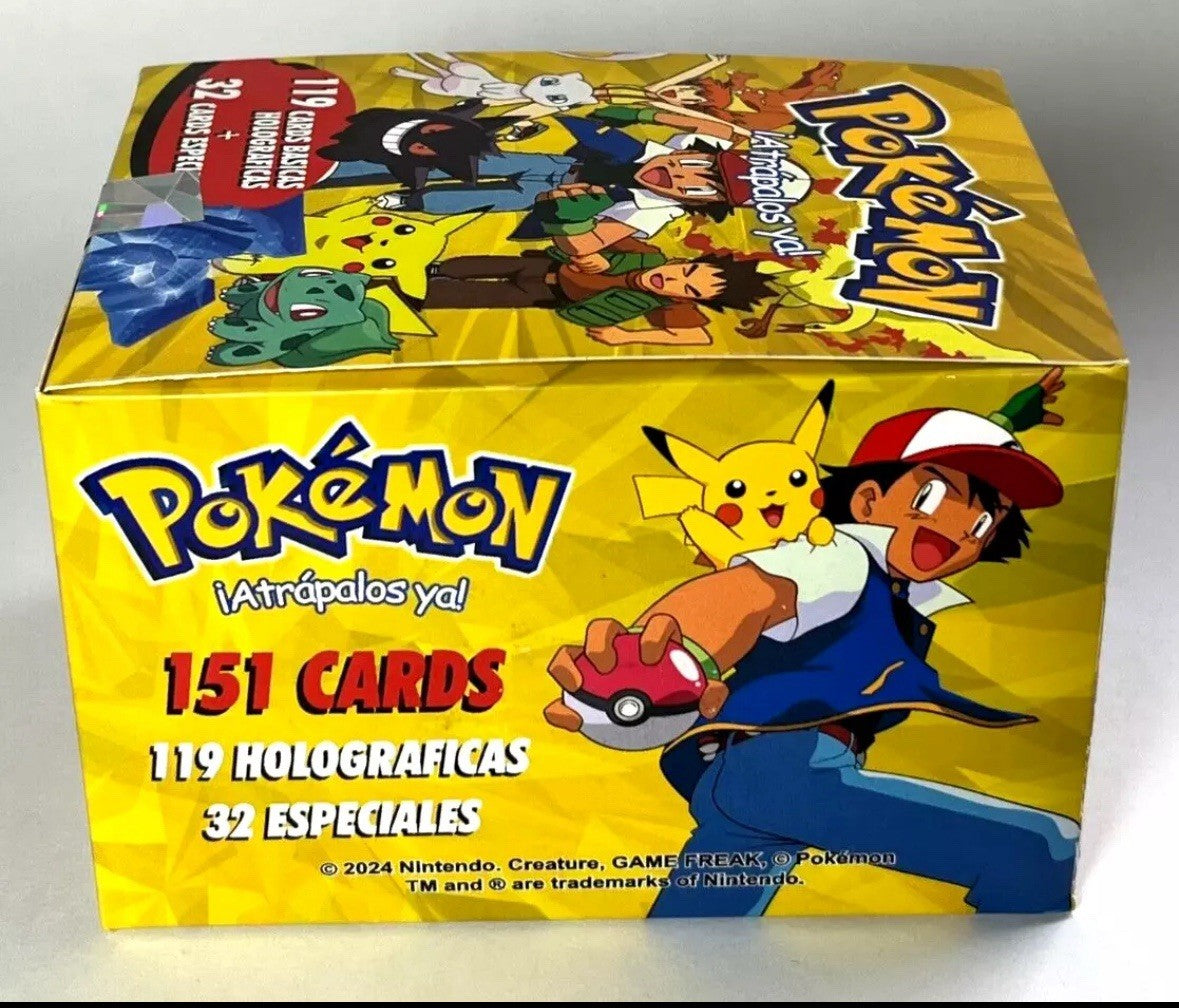 2025 BOX POKEMON STAINED GLASS Crystal Cards - 25 Sealed Packs Peru Zard Gengar