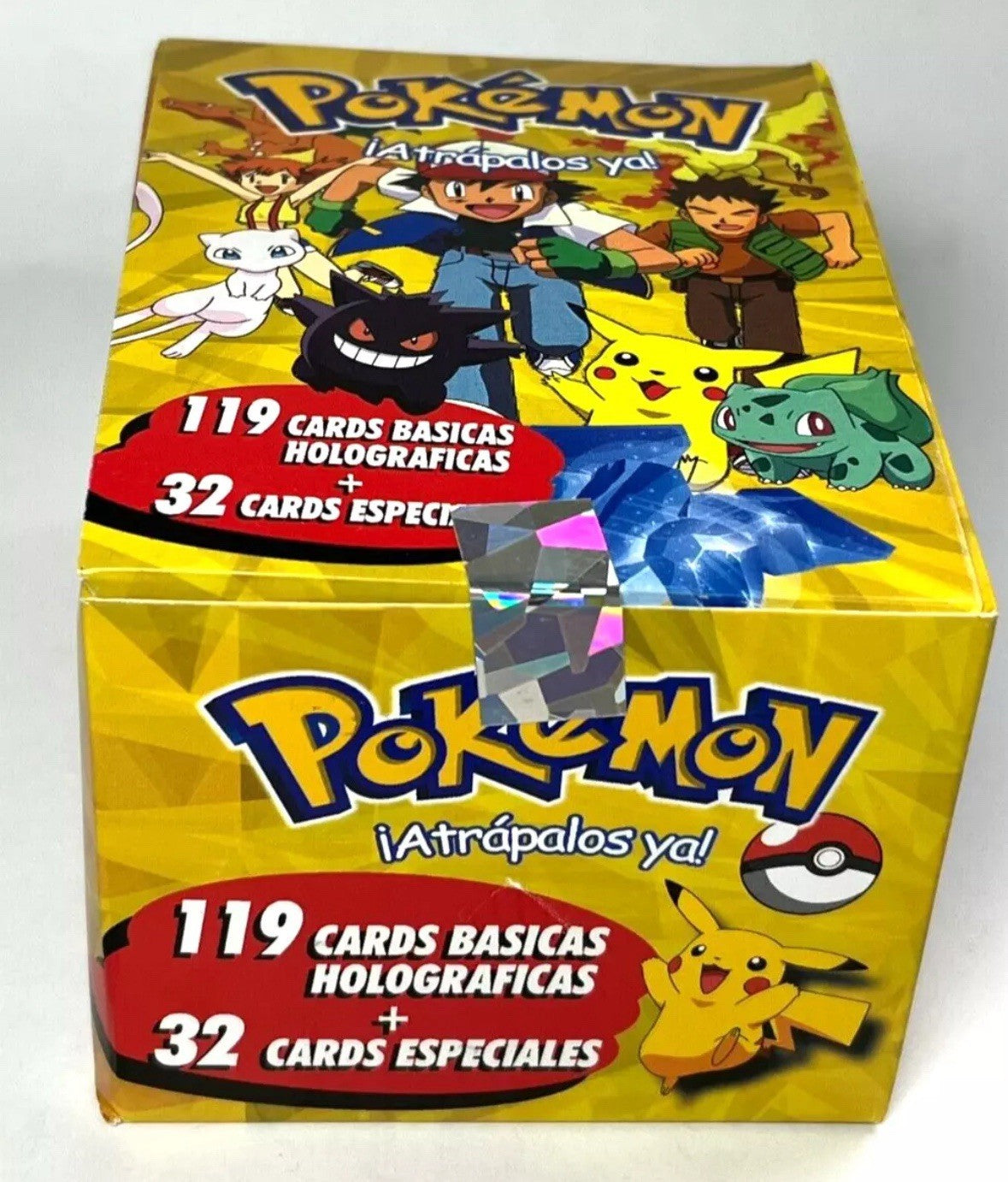 2025 BOX POKEMON STAINED GLASS Crystal Cards - 25 Sealed Packs Peru Zard Gengar