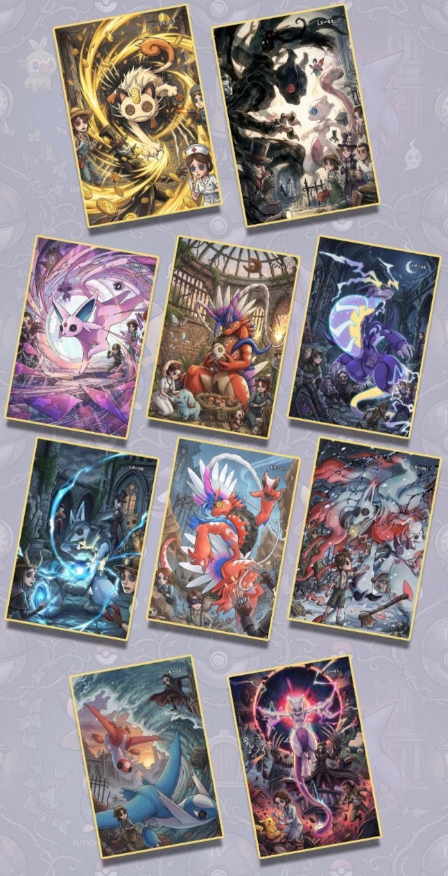 Dark night fairy tale art board (10 packs)