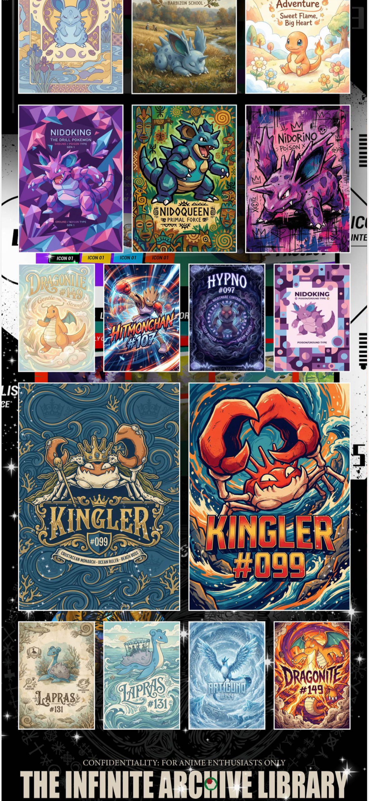 The infinite archive library case (100 packs) vol 1