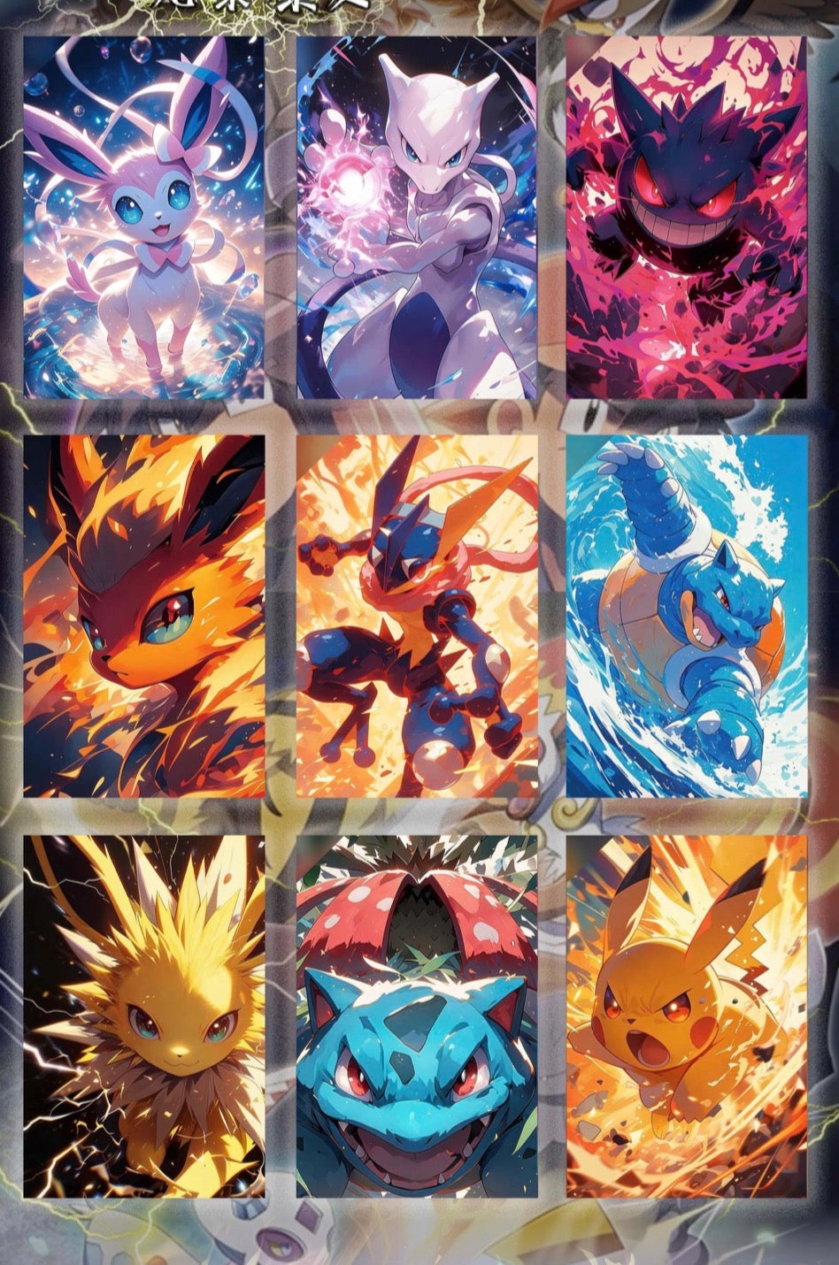 Elemental Chronicles art boards case (100 packs)