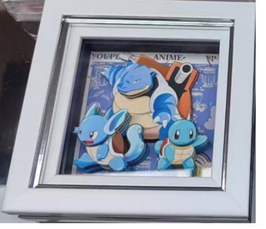 Paper carving frame