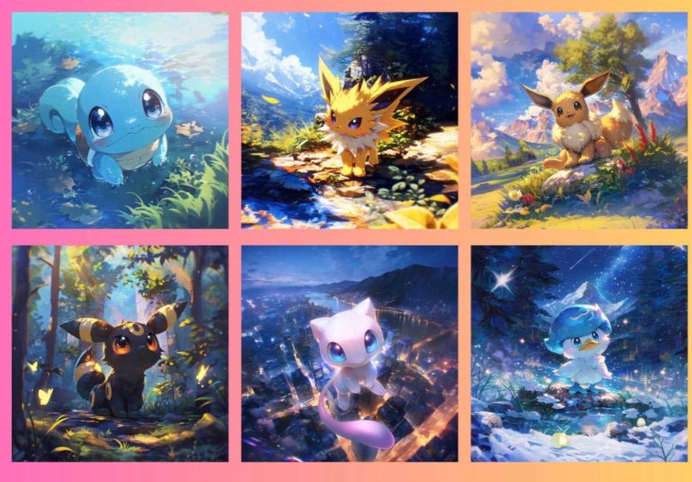 World Of Pokemon Art Board box (5 packs per box)