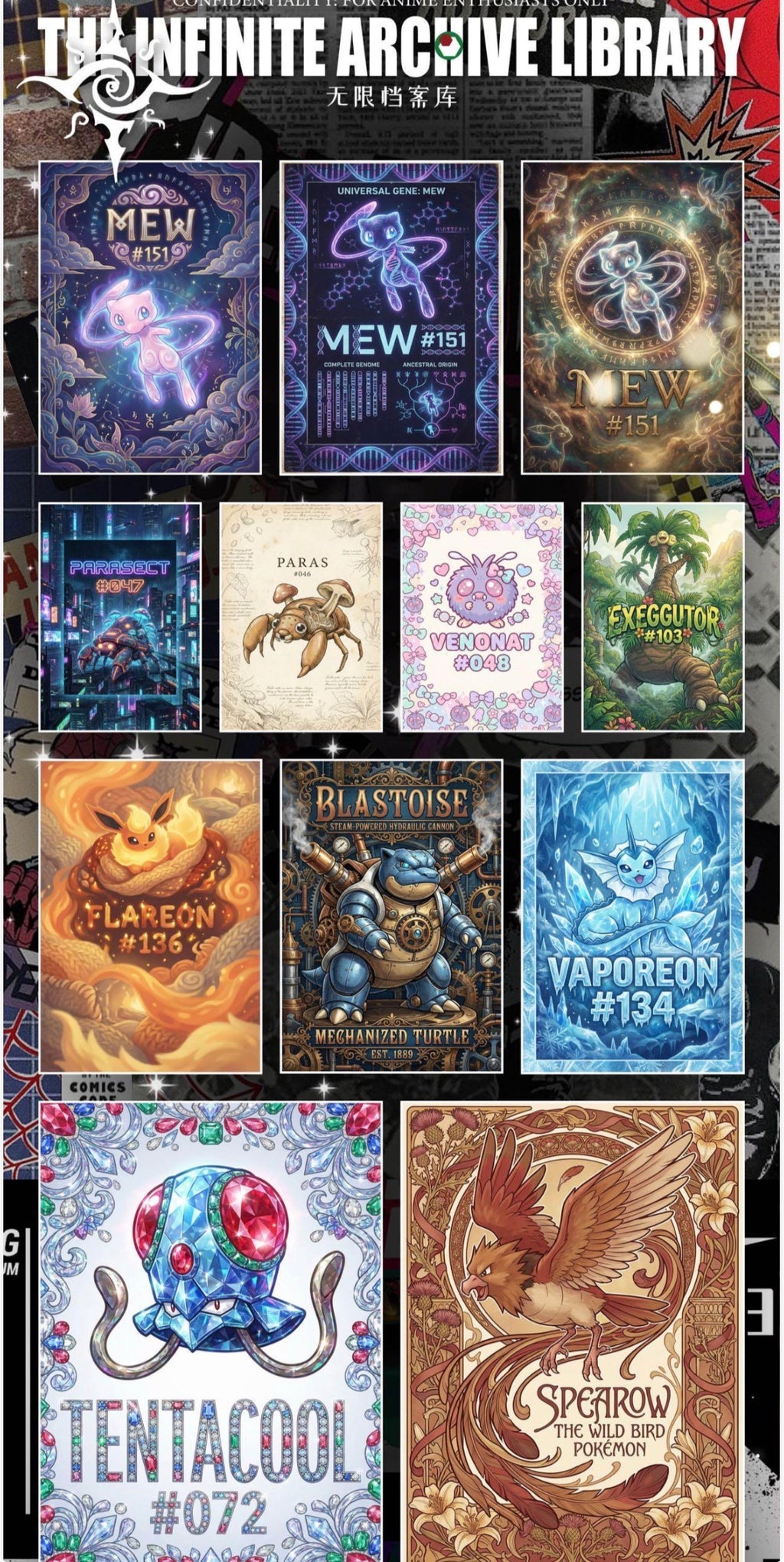 The Infinite Archive Library vol.2 art board (10 packs)