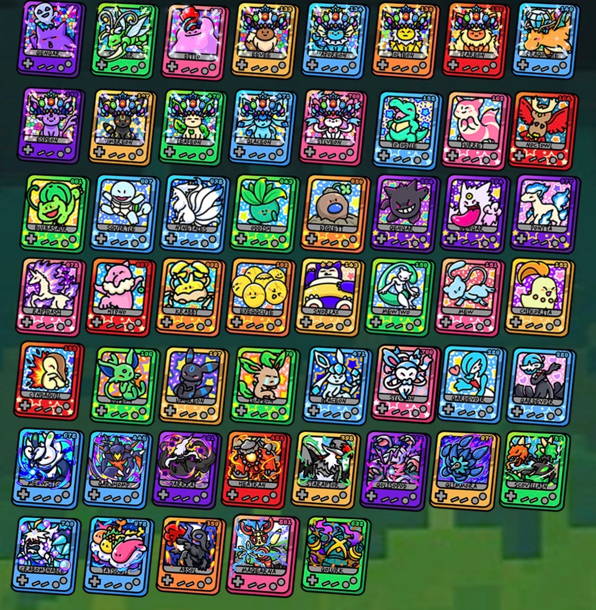 Gameboy blind lucky magnets (10 packs)