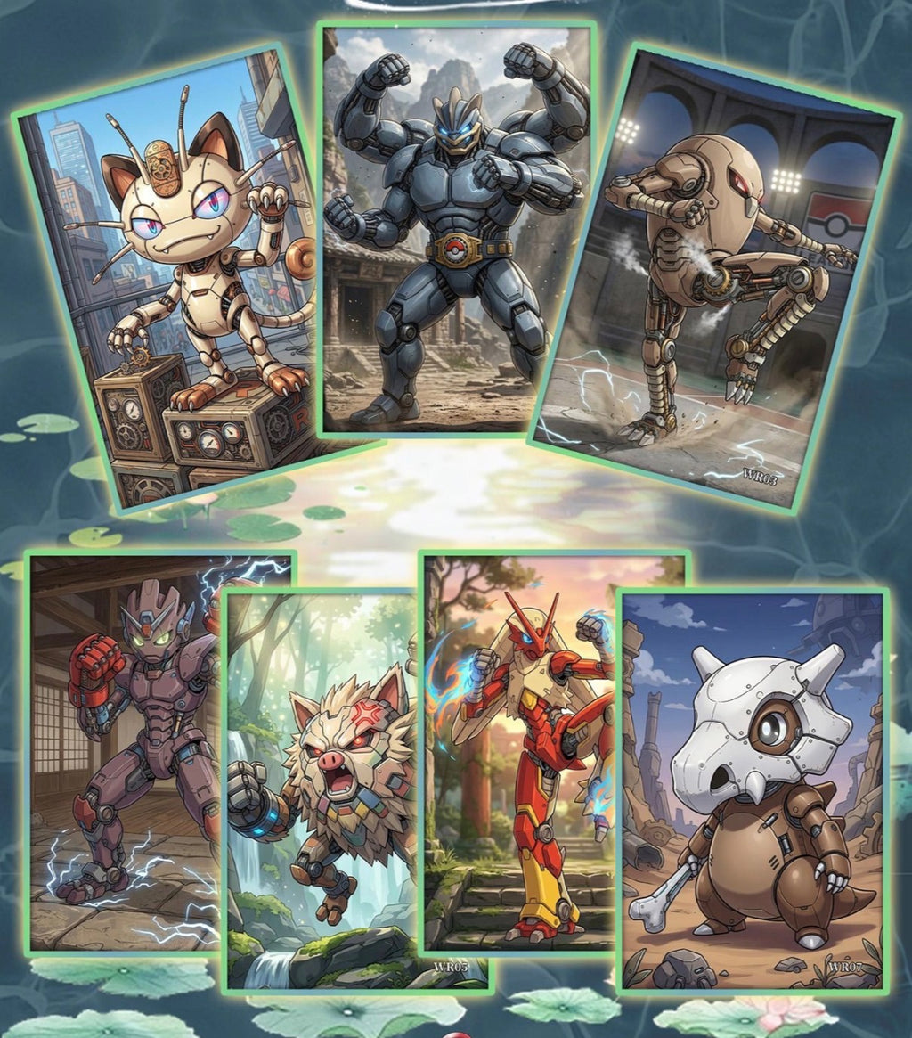 Pokemon Mechanical artboards (10 packs)
