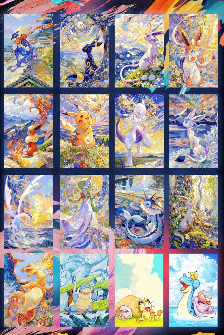 Color forest art board (10 packs)