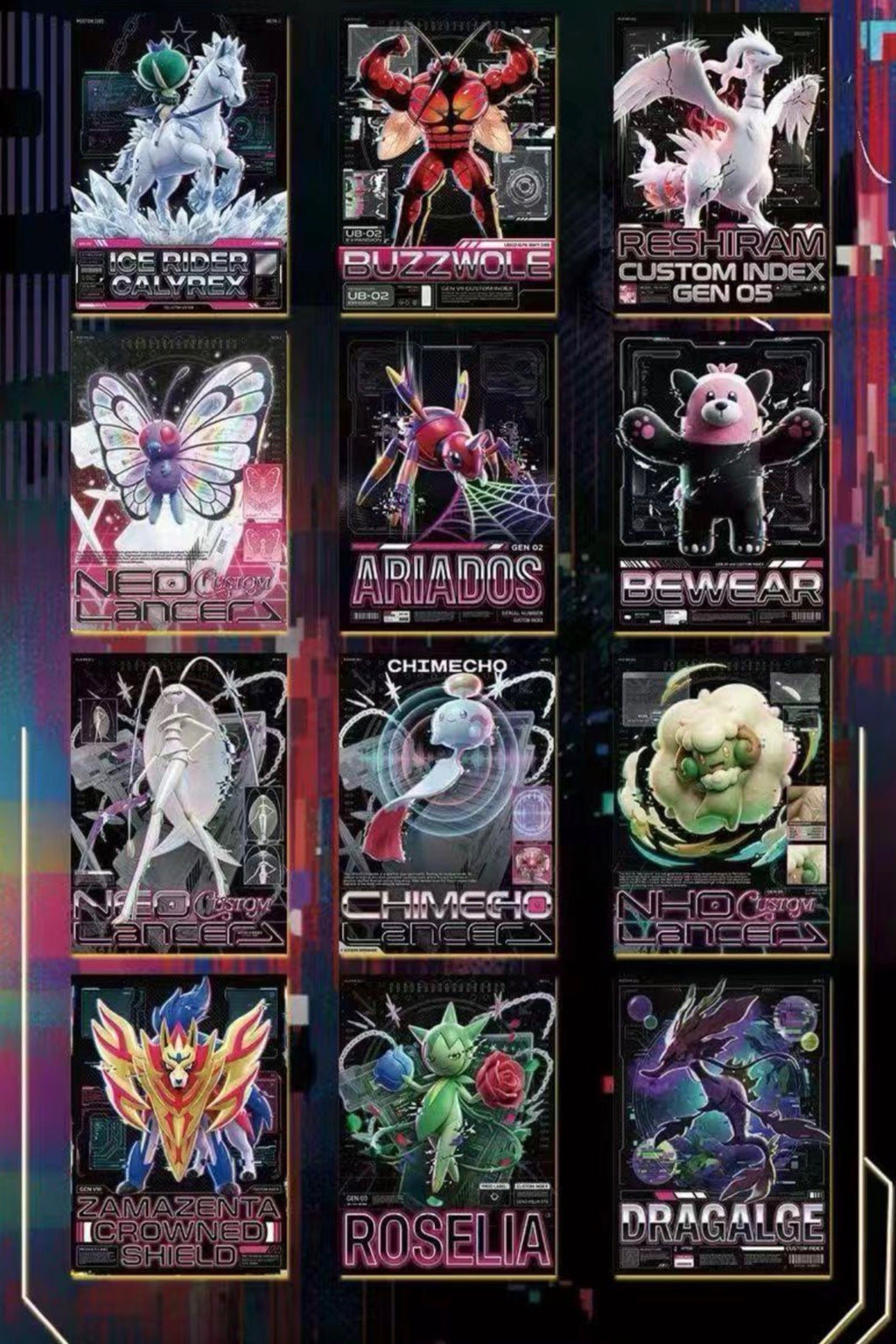 Time rift metal cards (5 packs)