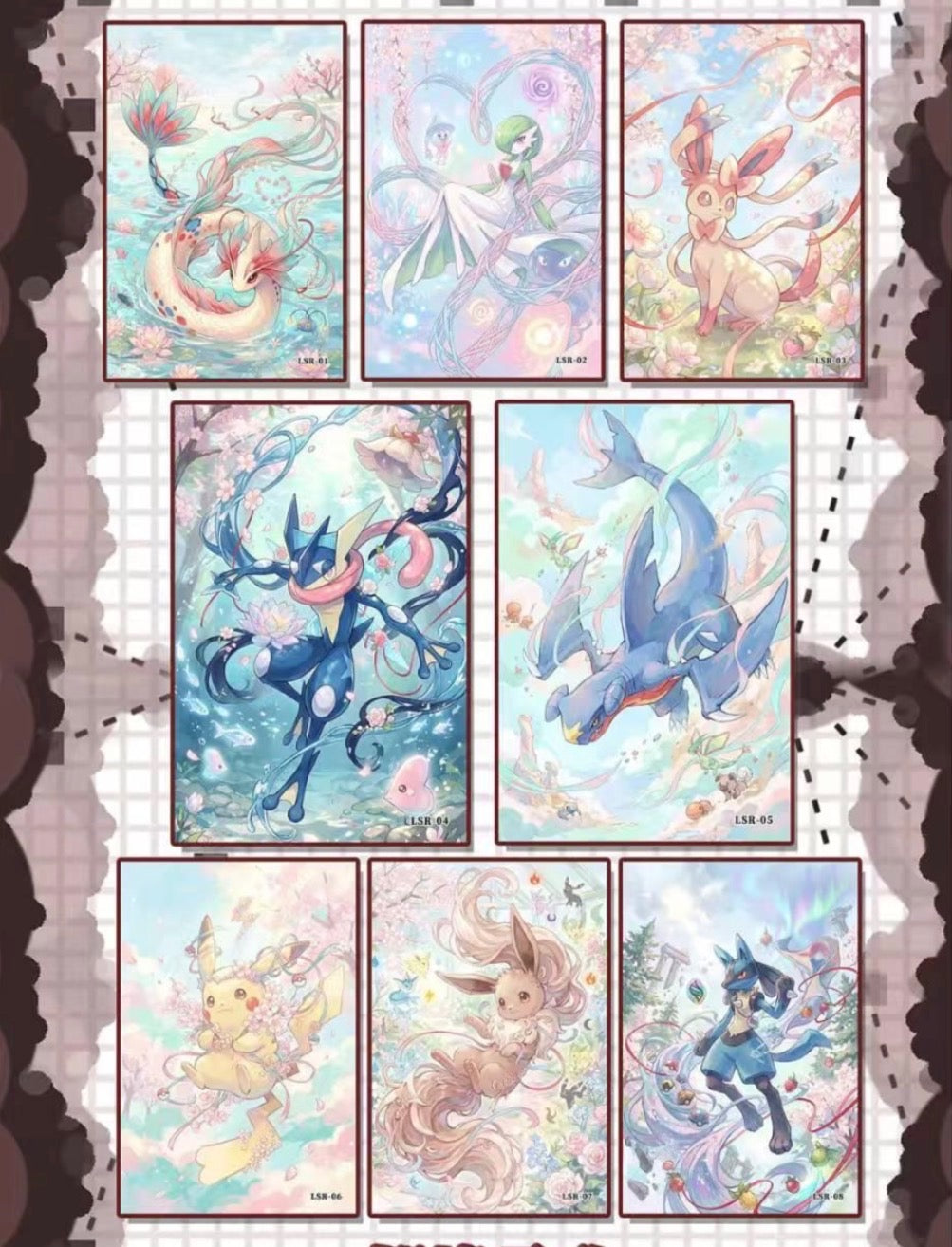 Pokemon Fantasy imprint art boards (10 packs)