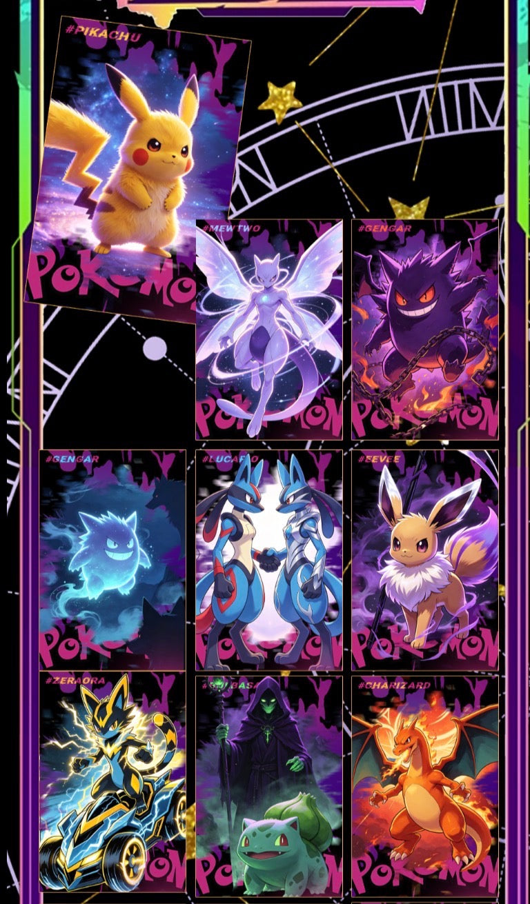 Mega fan art cards box (6 pack)