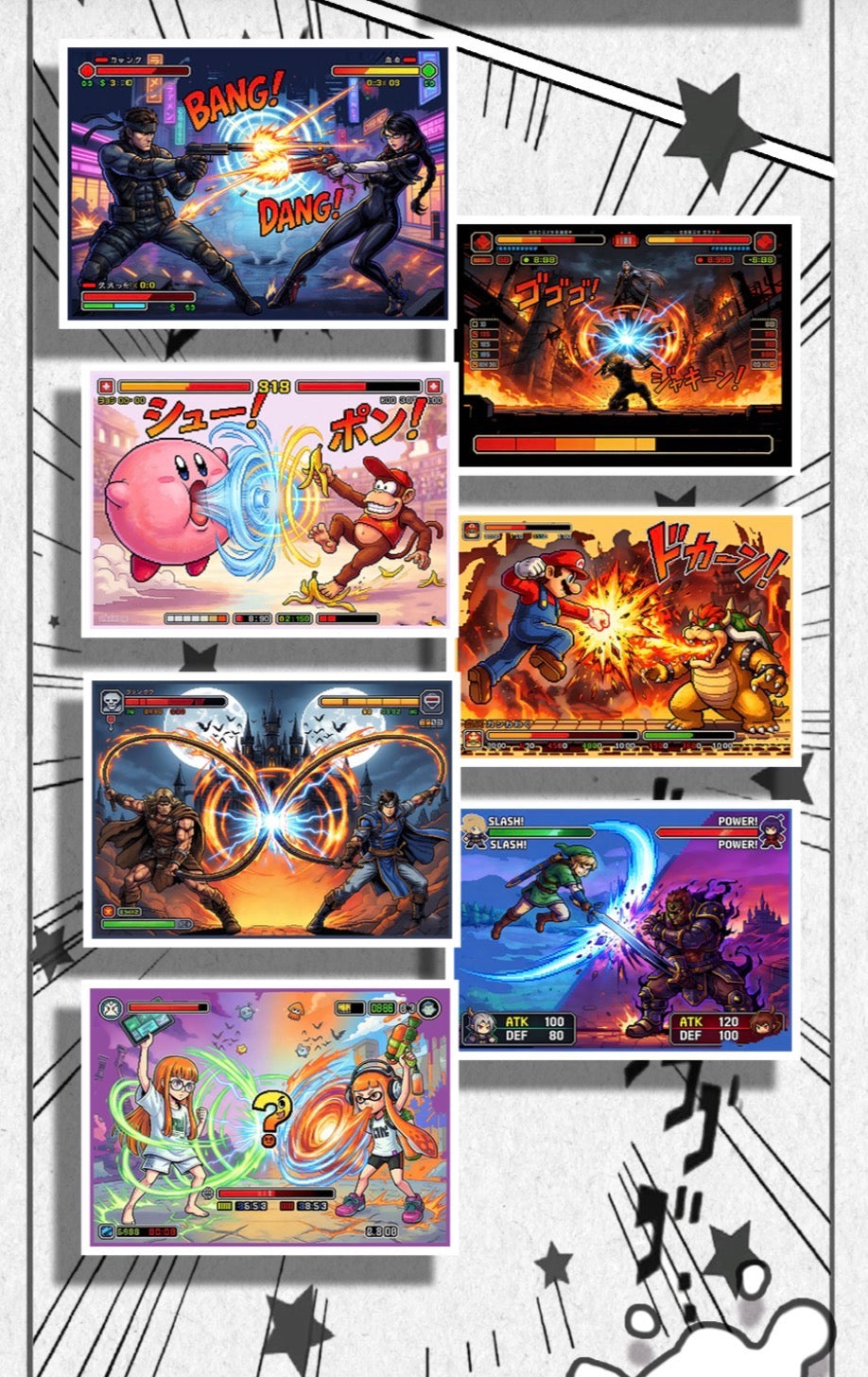 Nintendo Polaroids (30 packs)