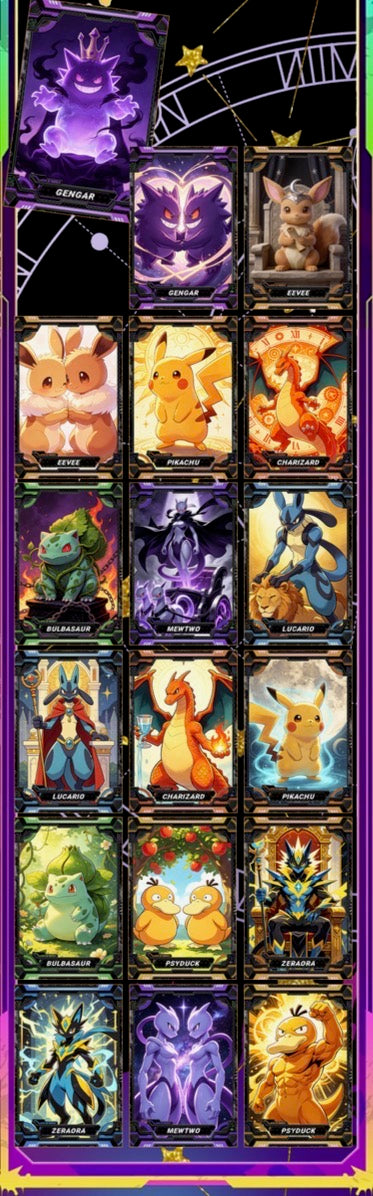 Mega fan art cards box (6 pack)