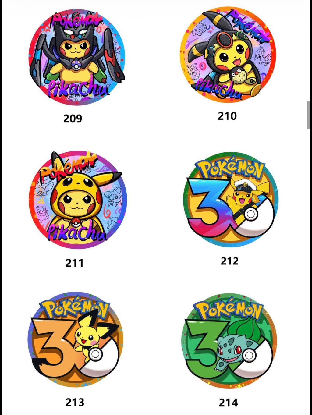 3d paper carving badges (10 packs)