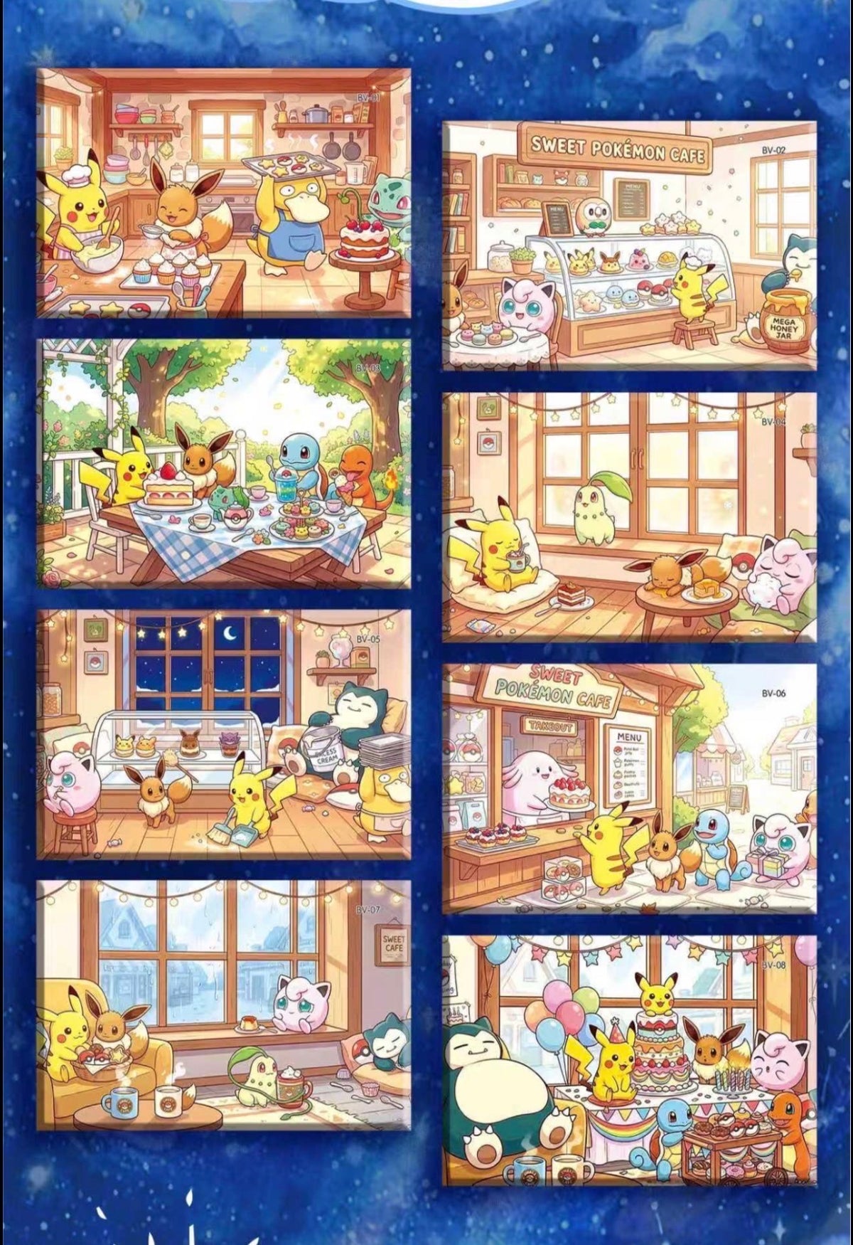 Desert party artboards (10 packs)