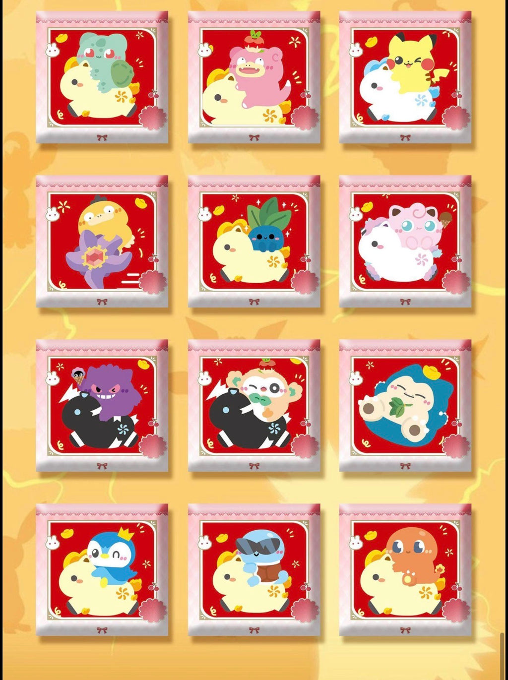 Pokemon Ceramic Magnets vol 1 (10 magnets)