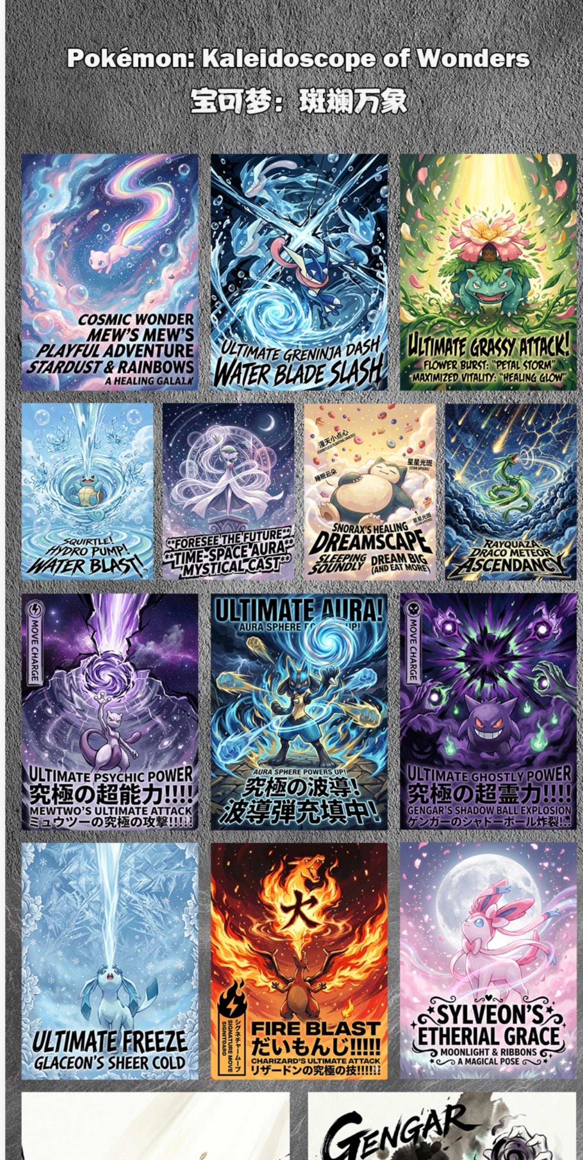 Kaleidoscope of wonder art board case (100packs)