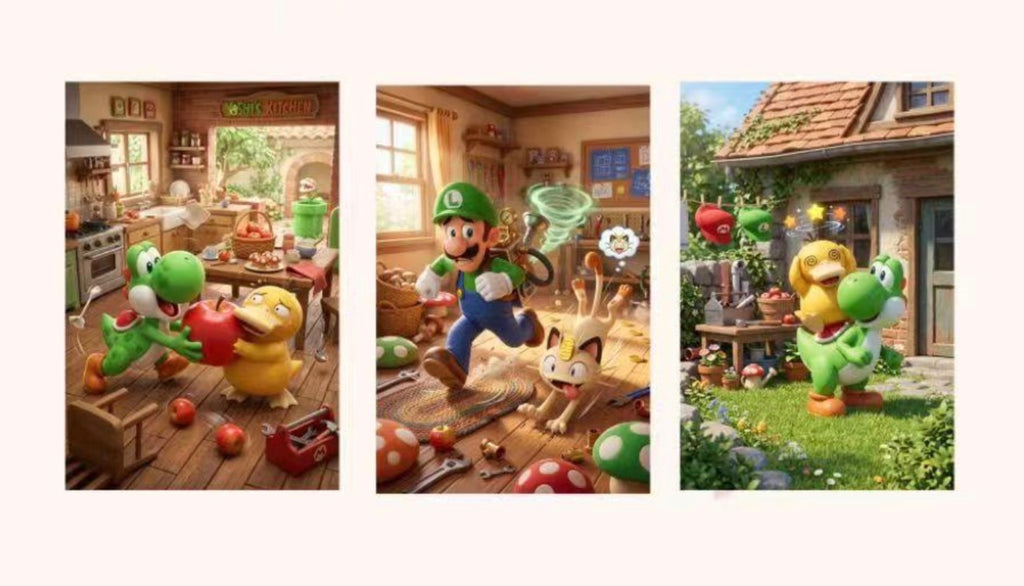 Mario x Pokemon artboards (10 packs)