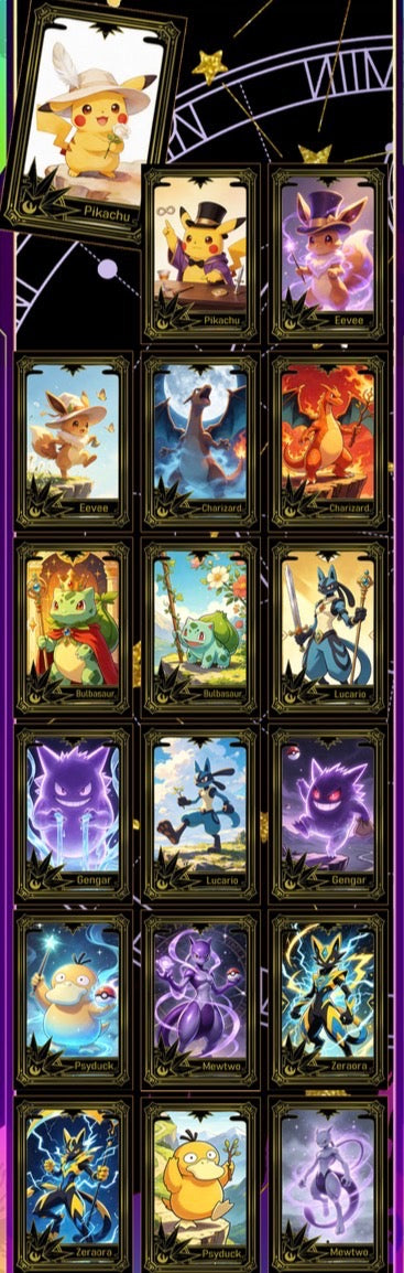 Mega fan art cards box (6 pack)