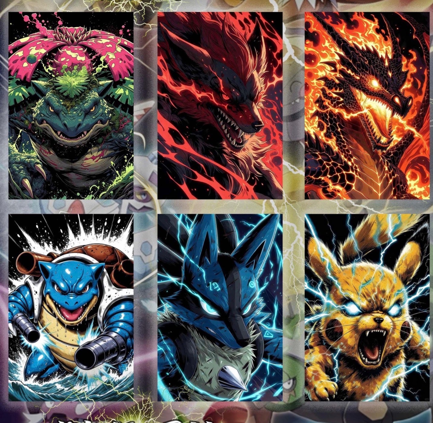 Elemental Chronicles art boards case  (100 packs)