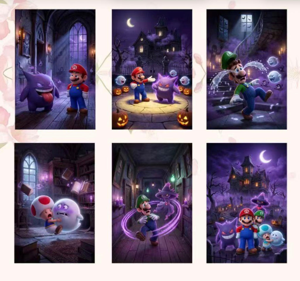 Mario x Pokemon artboards (10 packs)