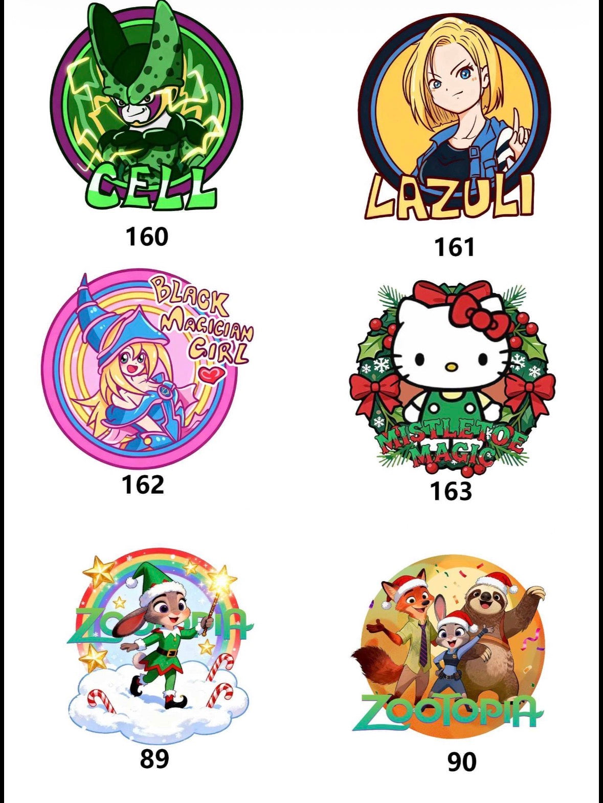 3d paper carving badges (10 packs)