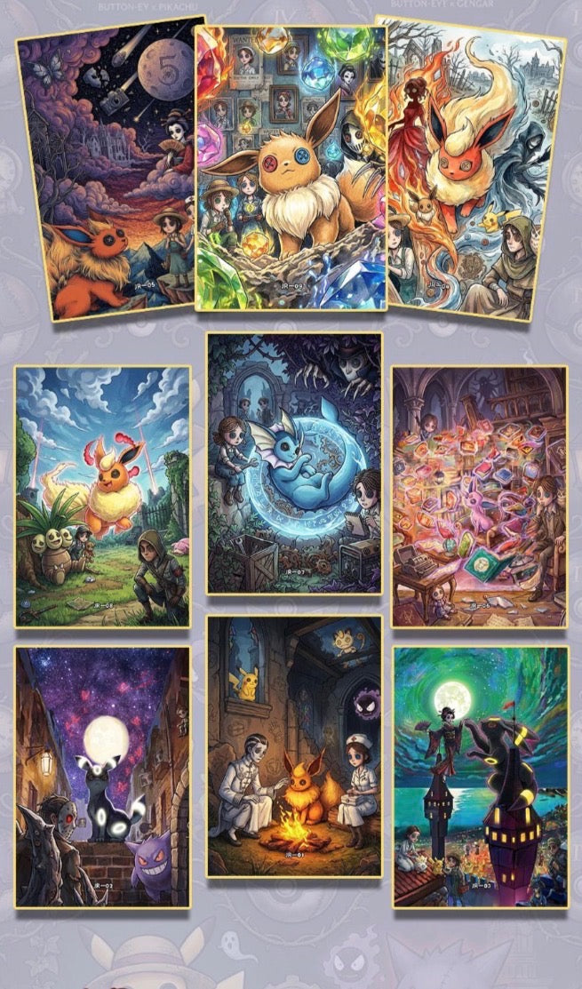 Dark night fairy tale art board (10 packs)