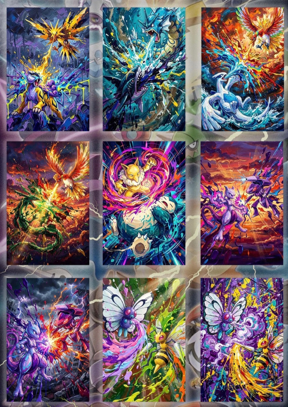 Elemental Chronicles art boards case  (100 packs)