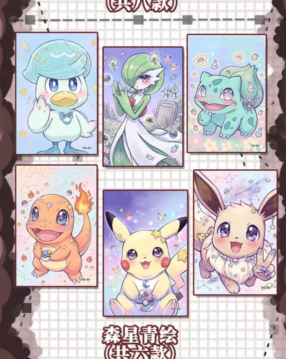 Pokemon Fantasy imprint art boards (10 packs)