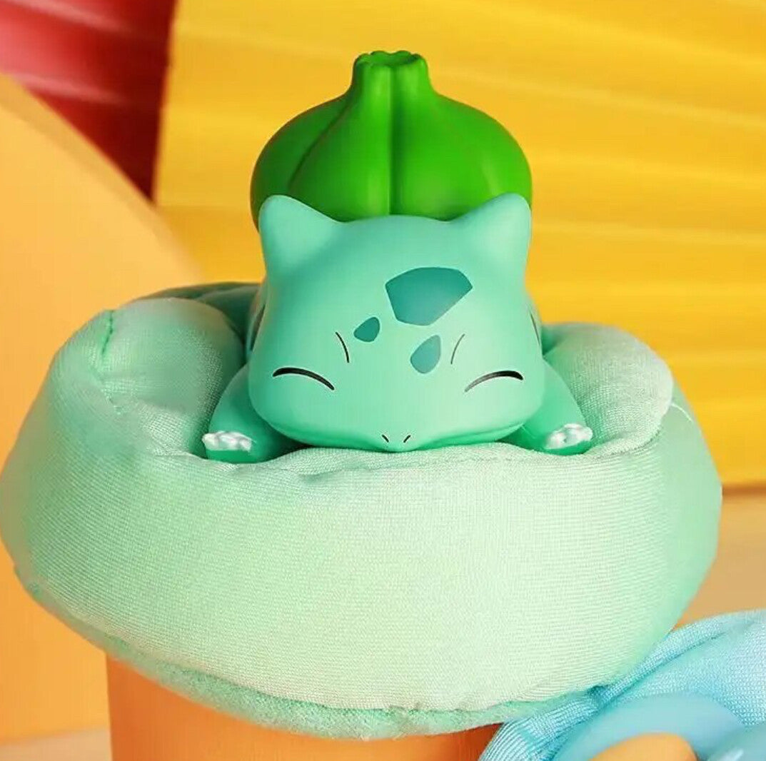 Pokémon sleeping bean bag, Pikachu, Snorlax, Eevee, Bulbasaur, Jirachi, Komala