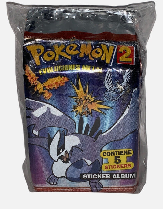 2022 POKEMON Prisma 2 Metal Evolution Peru 50 Sealed Sticker Packs US Seller