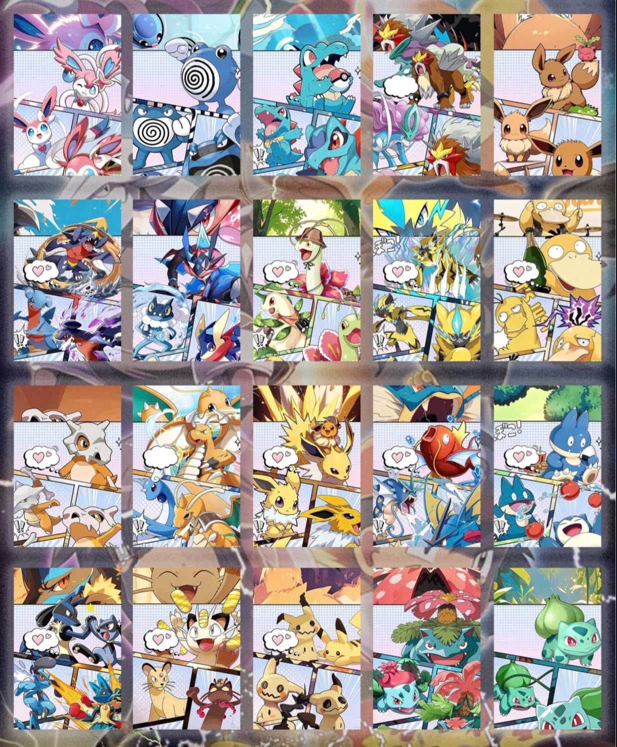 Elemental Chronicles art boards case  (100 packs)