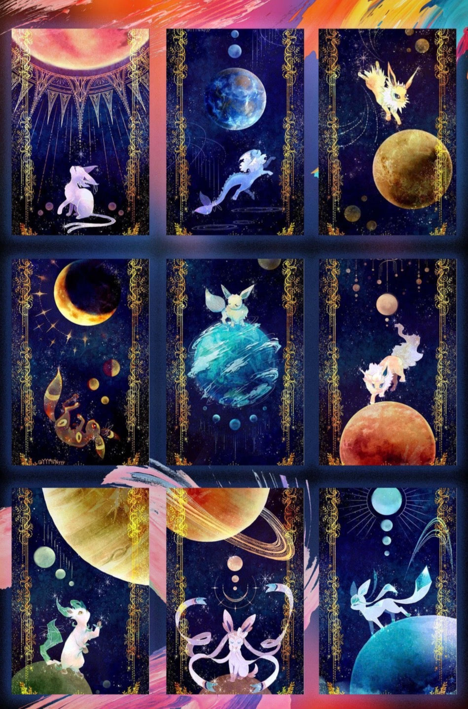 Color forest art board (10 packs)