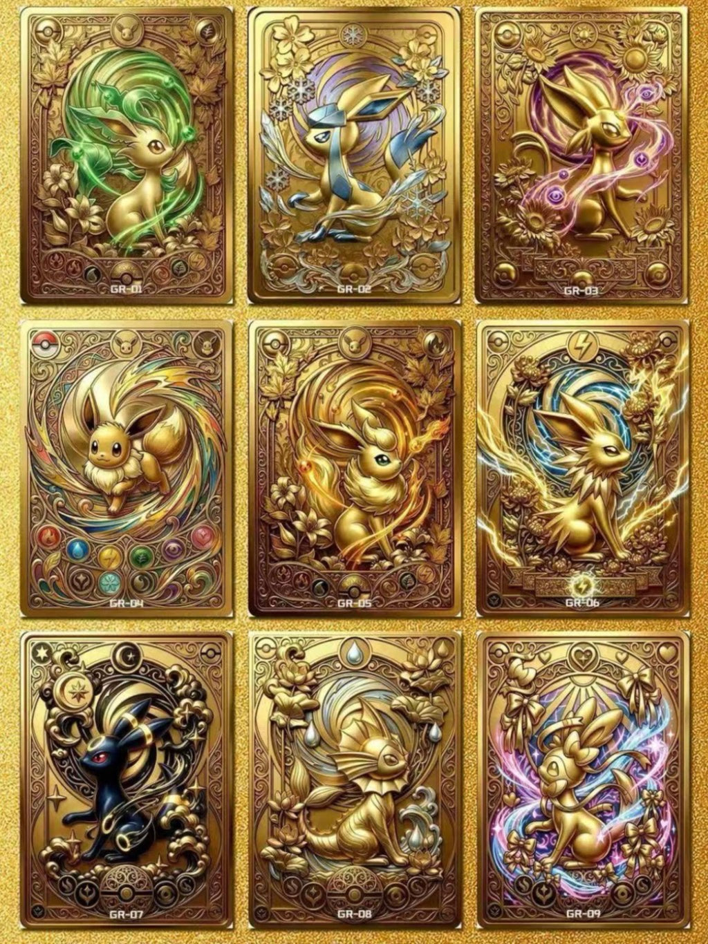 Time collection, metal cards (5 packs)