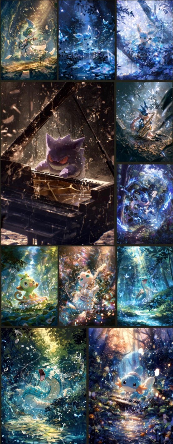 Forest concert art boards (10 packs)