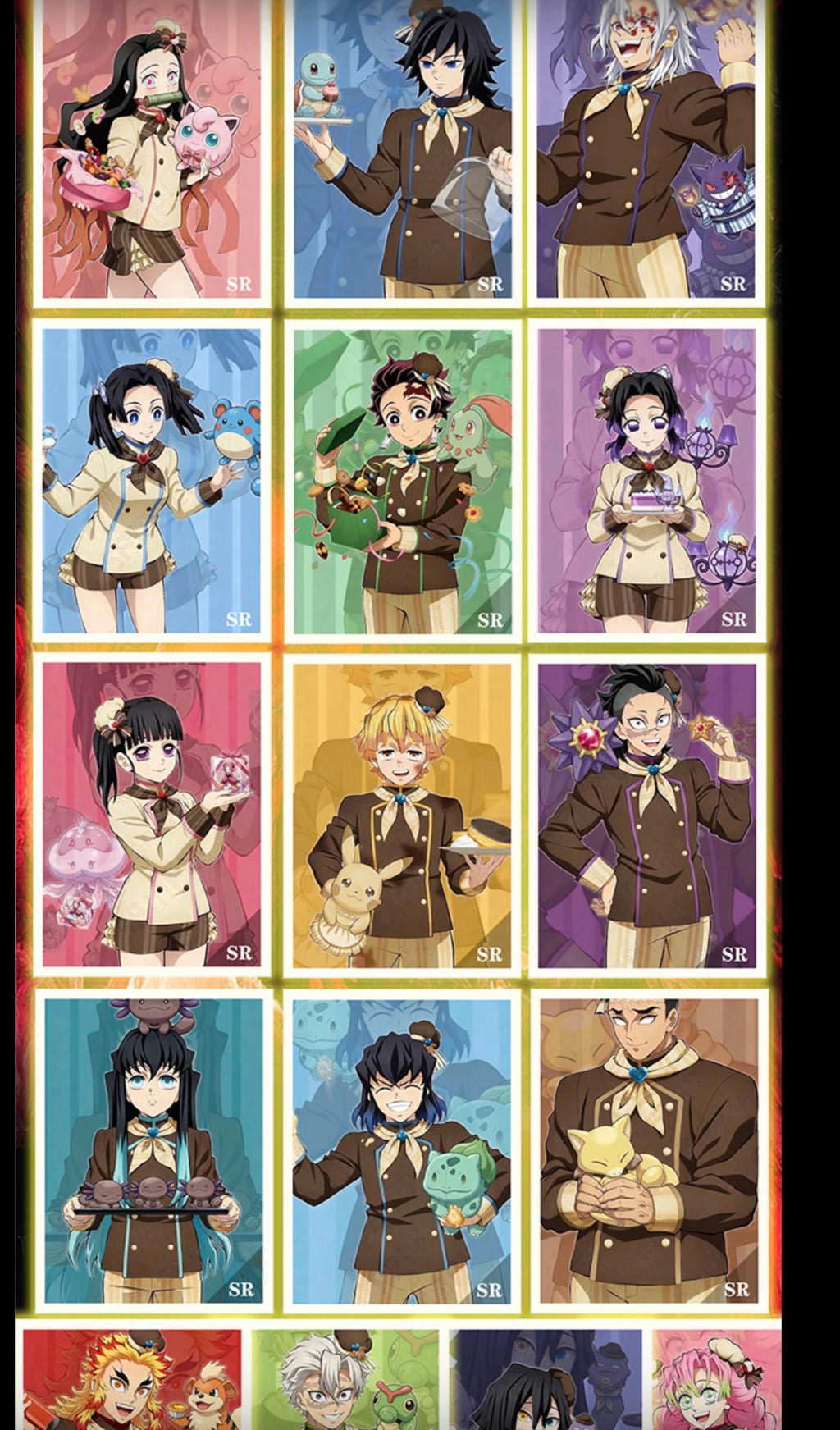 Demon slayer 3 art board (10 packs)