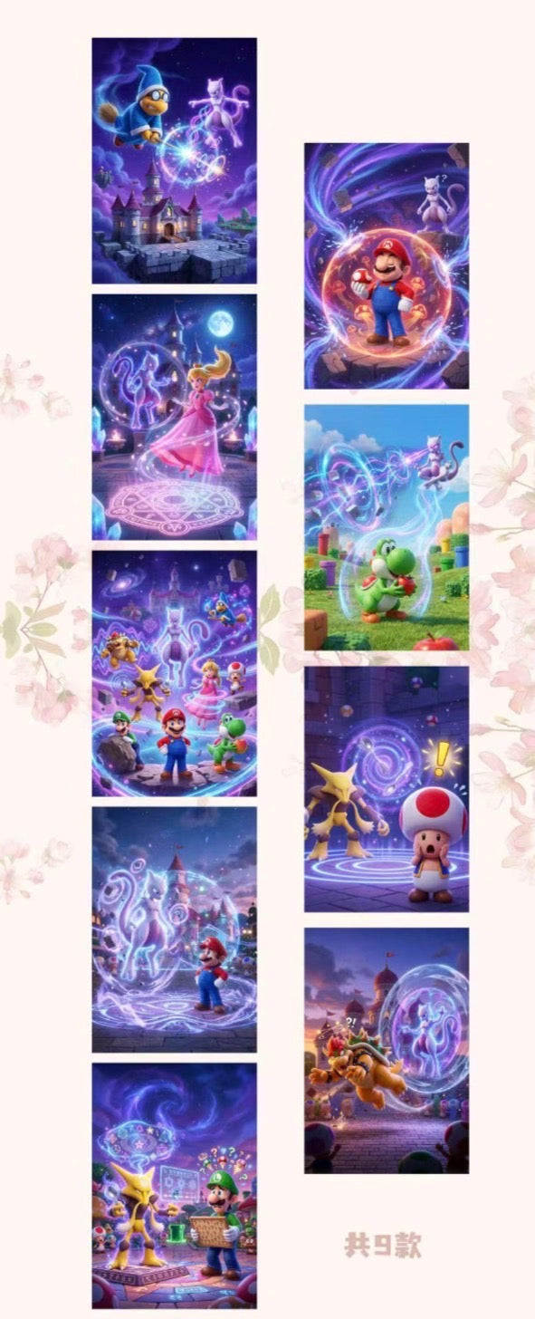 Mario x Pokemon artboards (10 packs)