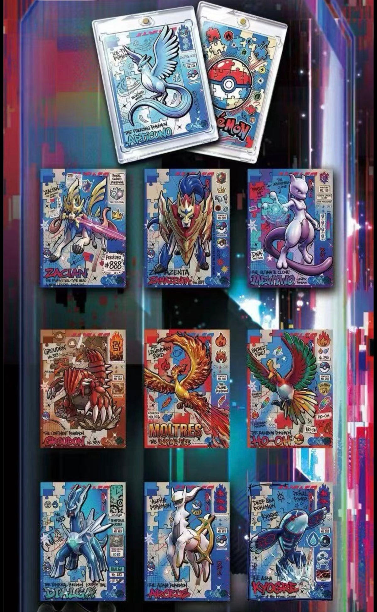 Time rift metal cards (5 packs)
