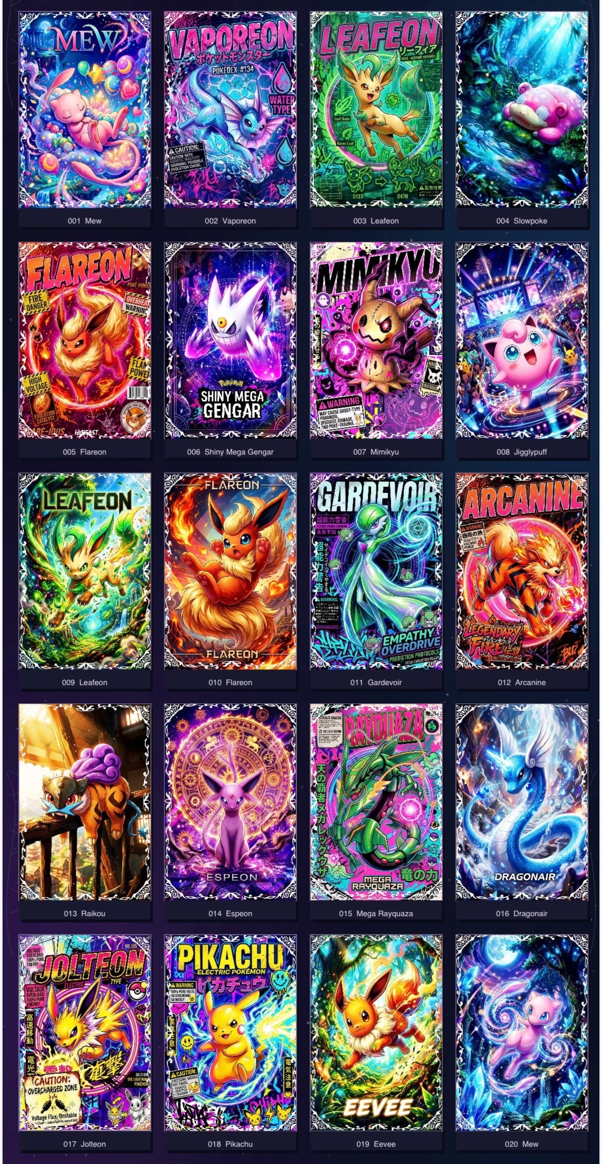 Neon lights artboards (10 packs)