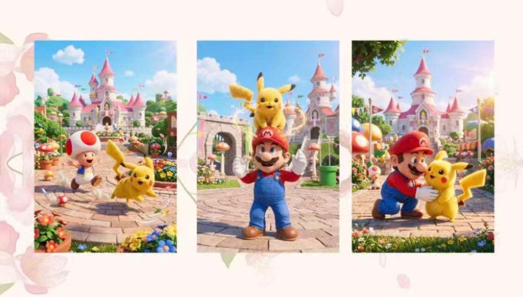 Mario x Pokemon artboards (10 packs)