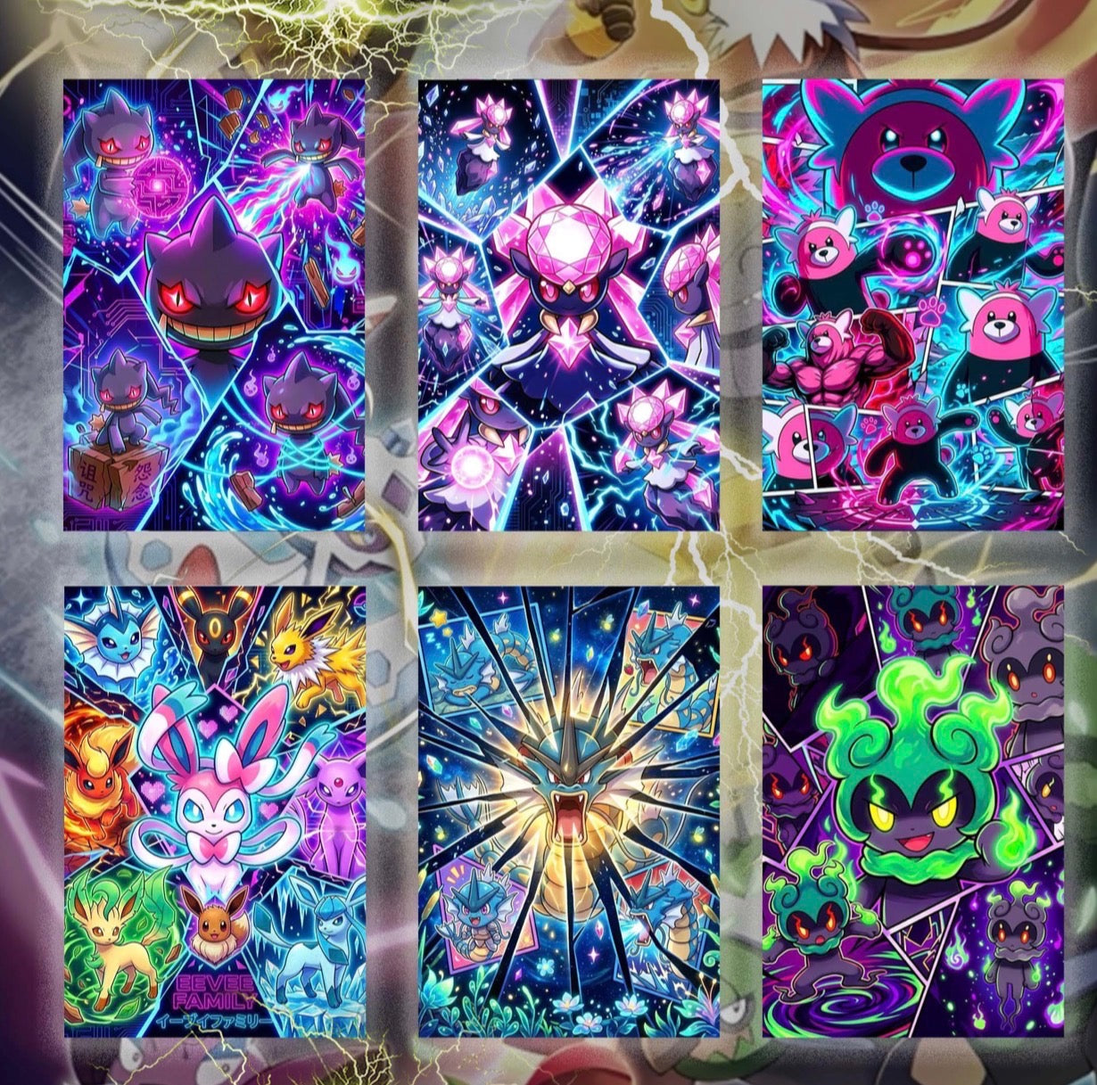 Elemental Chronicles art boards case  (100 packs)