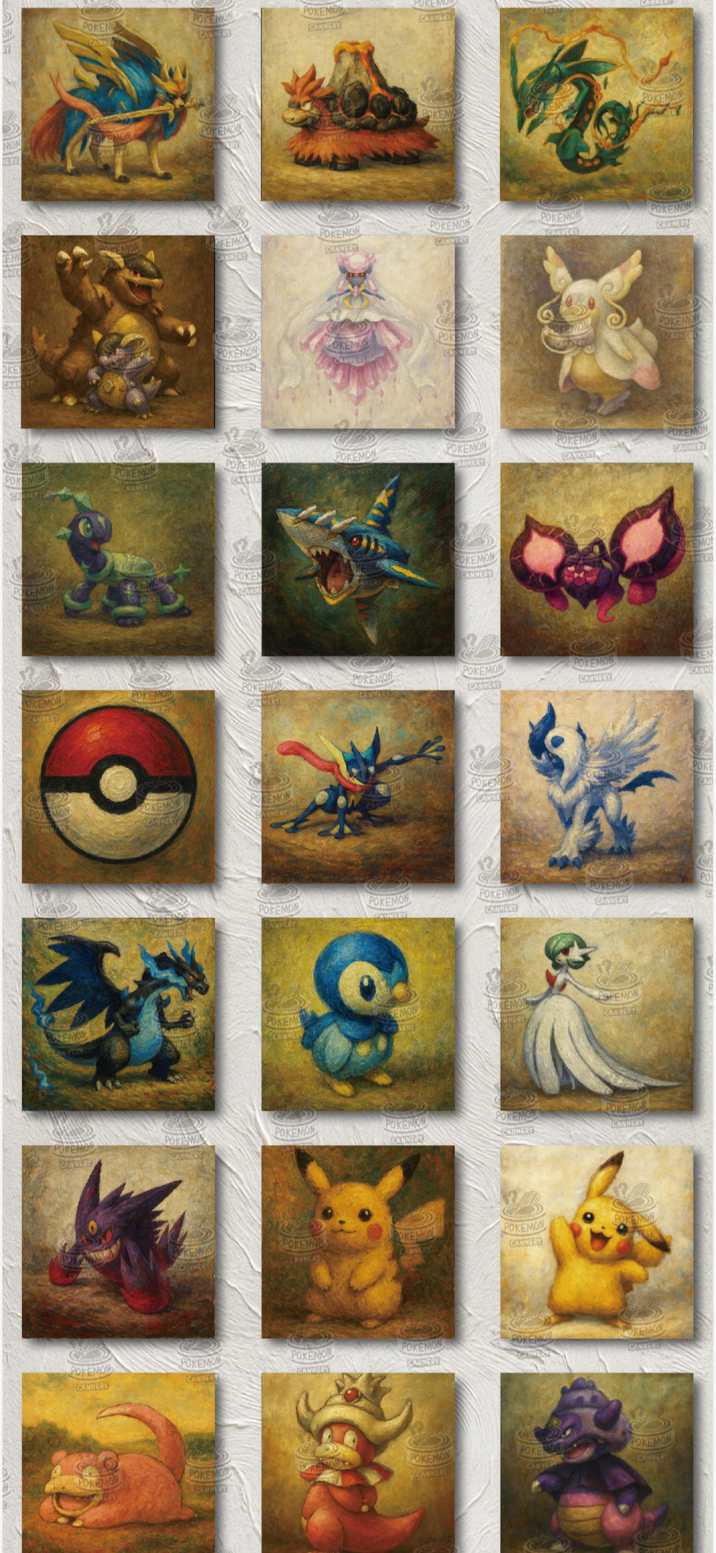 Oil Painting art boards vol 3 (10 packs)