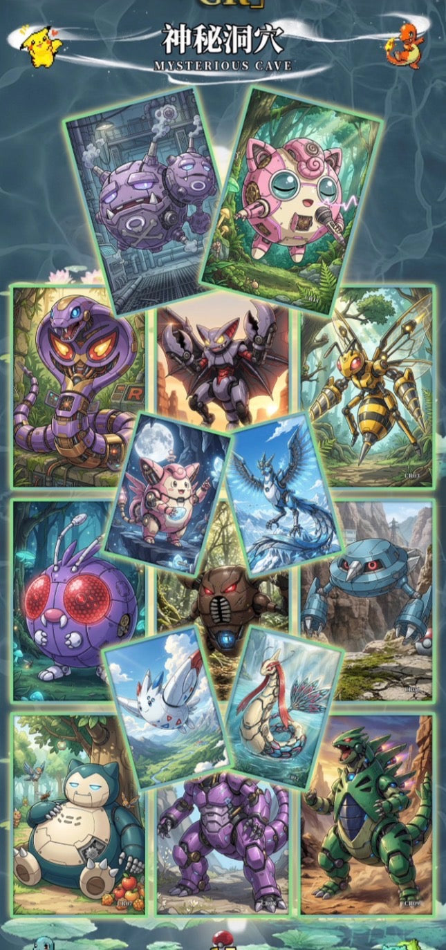 Pokemon Mechanical artboards (10 packs)