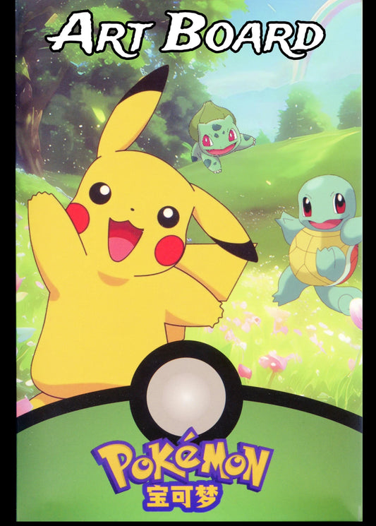 Box (8) Pokemon art board.