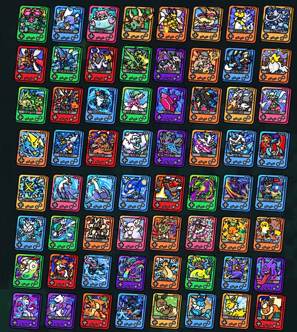 Gameboy blind lucky magnets (10 packs)