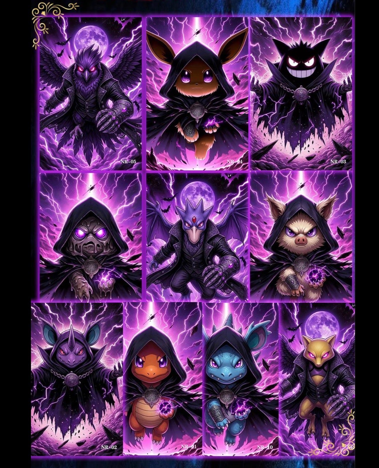 Dark series artboards (10 pack)