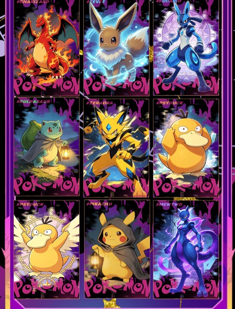 Mega fan art cards box (6 pack)