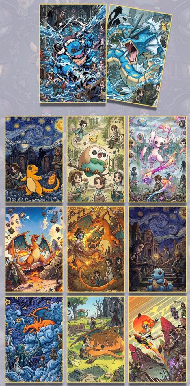 Dark night fairy tale art board (10 packs)