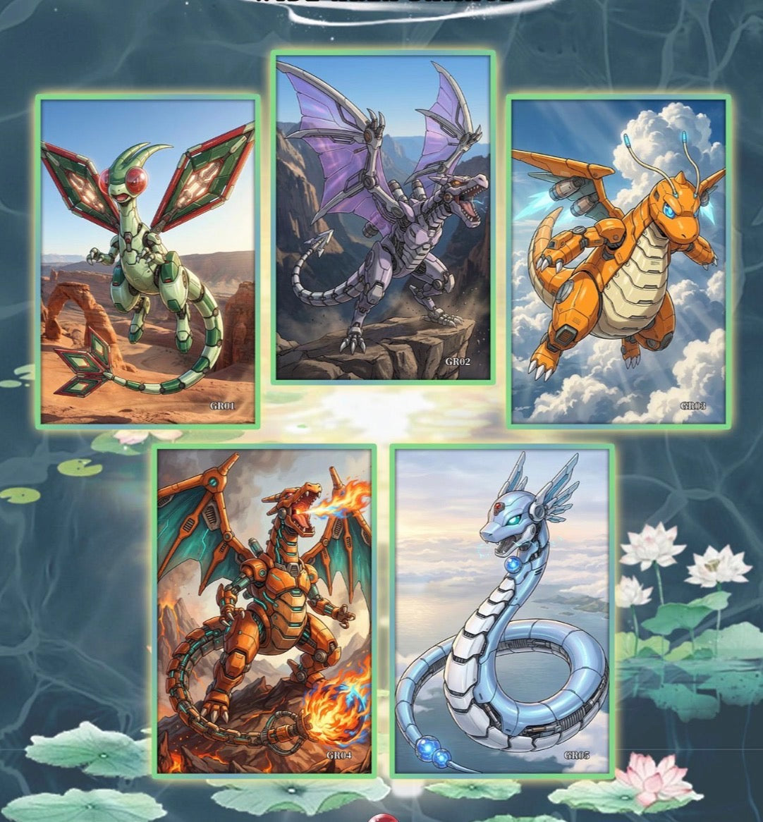 Pokemon Mechanical artboards (10 packs)